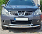 Nissan Qashqai 2007-2010 Front Doppelbügel ST014 (Edelstahl) Foto 1