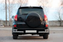 Toyota Rav 4 2006-2013 Hintere Eckschutzrohre AK003-Double (2 Stk., Edelstahl) Foto 2