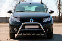 Renault Sandero 2013-2022 Frontbügel WT003 (Edelstahl) Foto 2