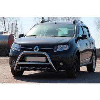 Frontbügel WT003 (Edelstahl) Renault Sandero 2013-2022 Foto 1