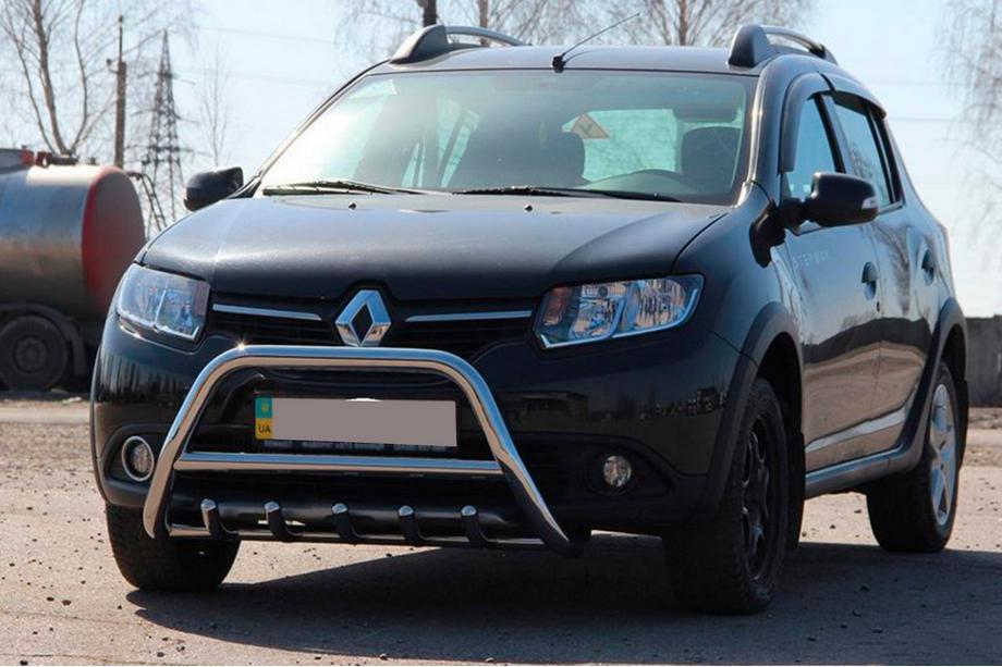 Dacia Sandero 2013-2020 Frontbügel WT003 (Edelstahl) Image