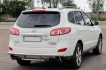 Hyundai Santa Fe 2 2006-2012 Heckschutzbügel AK002-2 (Edelstahl) Foto 5