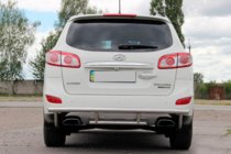 Hyundai Santa Fe 2 2006-2012 Heckschutzbügel AK002-2 (Edelstahl) Foto 6