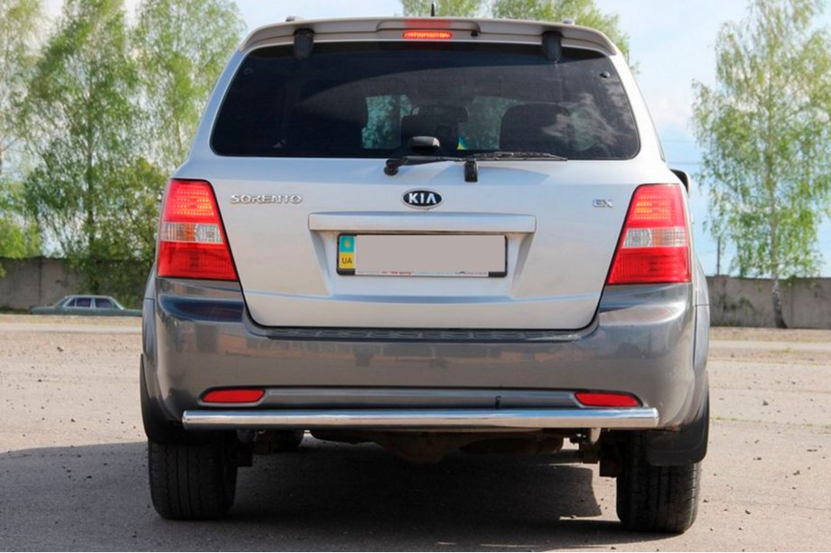 Kia Sorento I BL 2002-2009 Heckbügel AK002 (Edelstahl) Image
