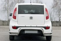 Kia Soul II 2013-2018 Heckschutz AK007-2 (Edelstahl) Foto 1