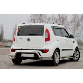 Heckschutz AK007-2 (Edelstahl) Kia Soul II 2013-2018 Foto 4