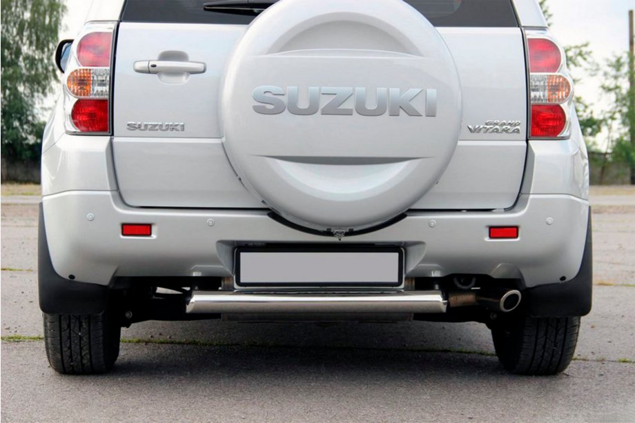 Suzuki Grand Vitara 2005-2017 Heckschutz AK002 (Edelstahl) Image