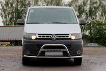 Volkswagen T5 2010-2015 Frontbügel WT007ST (Edelstahl) Foto 1