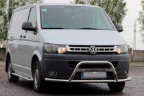Volkswagen T5 2010-2015 Frontbügel WT007ST (Edelstahl) Foto 3