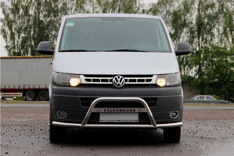 Volkswagen T5 2010-2015 Frontbügel WT007ST (Edelstahl) Image