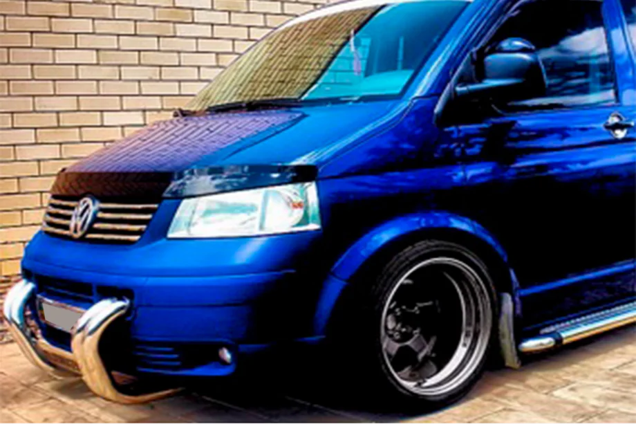Volkswagen T5 Transporter 2003-2010 Frontbügel ST006-04 Nieren (Edelstahl) Foto 5