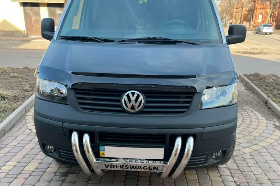Volkswagen T5 Transporter 2003-2010 Frontbügel ST006-04 Nieren (Edelstahl) Foto 2