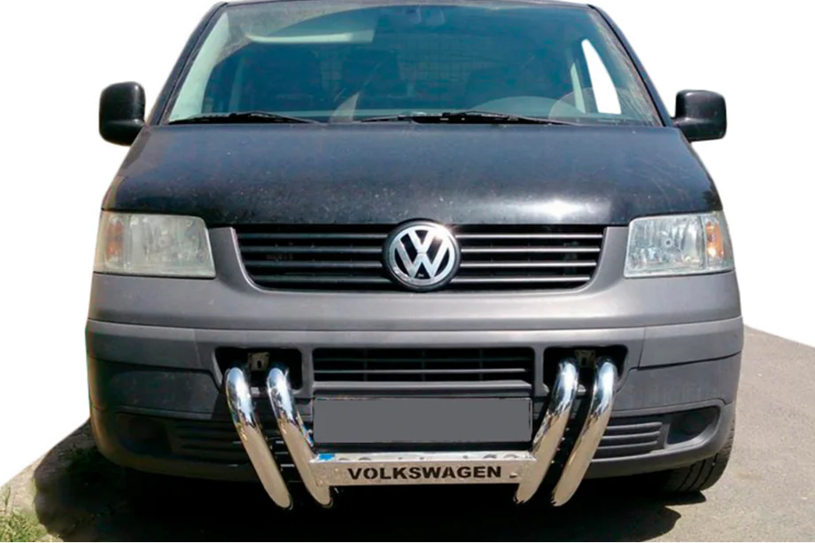Volkswagen T5 Transporter 2003-2010 Frontbügel ST006-04 Nieren (Edelstahl) Foto 1