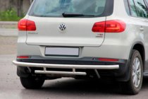 Volkswagen Tiguan 2007-2016 Heckschutz AK002-2 (Edelstahl) Foto 2