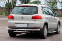 Volkswagen Tiguan 2007-2016 Heckschutz AK002-2 (Edelstahl) Foto 4
