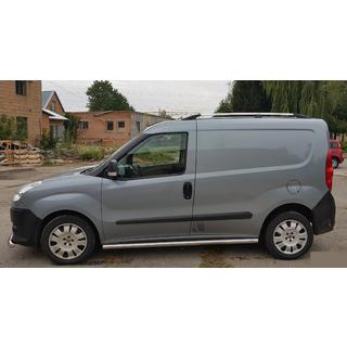 Seitliche Rohre (2 Stk., Edelstahl) Fiat Doblo II 2010-2022 Foto 3
