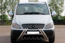 Mercedes Viano 2004-2014 Kelebek WT011 Edelstahl-Frontbügel (Bullbar) Foto 3