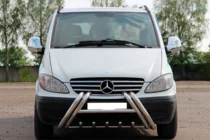 Mercedes Vito W639 2004-2014 Kelebek WT011 Edelstahl-Frontbügel (Bullbar) Foto 3