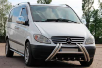 Mercedes Vito W639 2004-2014 Kelebek WT011 Edelstahl-Frontbügel (Bullbar) Foto 1