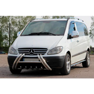 Kelebek WT011 Edelstahl-Frontbügel (Bullbar) Mercedes Vito W639 2004-2014 Foto 2