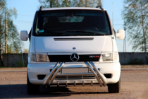 Mercedes Vito W638 1996-2003 Kelebek WT011 Edelstahl-Frontbügel (Bullbar) Foto 3