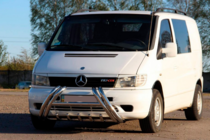 Mercedes Vito W638 1996-2003 Kelebek WT011 Edelstahl-Frontbügel (Bullbar) Foto 1