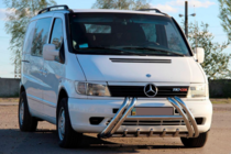 Mercedes Vito W638 1996-2003 Kelebek WT011 Edelstahl-Frontbügel (Bullbar) Foto 2