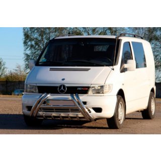 Kelebek WT011 Edelstahl-Frontbügel (Bullbar) Mercedes Vito W638 1996-2003 Foto 1
