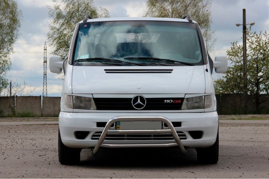 Mercedes Vito W638 1996-2003 Frontbügel WT022 (Edelstahl) Image