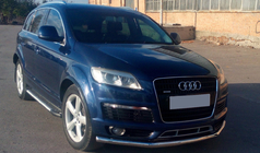 Audi Q7 2005-2015 Frontschutzbügel ST008 (Edelstahl) d70 Foto 2