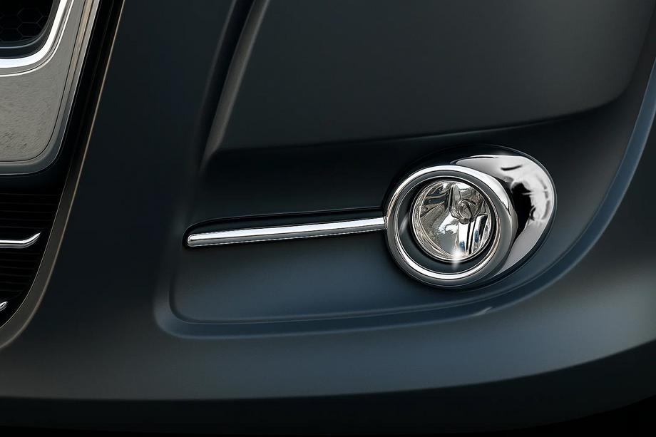 Fiat Doblo II 2010-2022 Nebelscheinwerfer Blenden mit Vertiefungen (2010-2015, 2 Stk., Kunststoff) Image