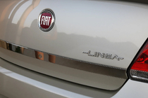 Fiat Linea 2006-2018 Kofferraumdeckel Leiste 2006-2012 Edelstahl Foto 2
