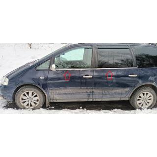 Fensterzierleisten Edelstahl (4 Stk) Volkswagen Sharan 1995-2010 Foto 1