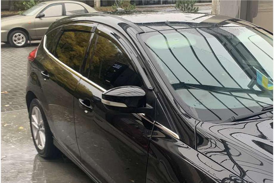 Ford Focus III 2011-2017 Fensterunterkante Zierleisten Edelstahl (8 Stk) Image