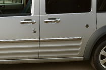 Ford Transit 2000–2014 Schlossabdeckungen (5 Stk, Edelstahl) Foto 1