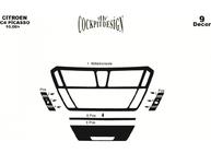 Citroen C-4 Picasso 2006-2013 Armaturenbrett Abdeckungen Aluminium Foto 7