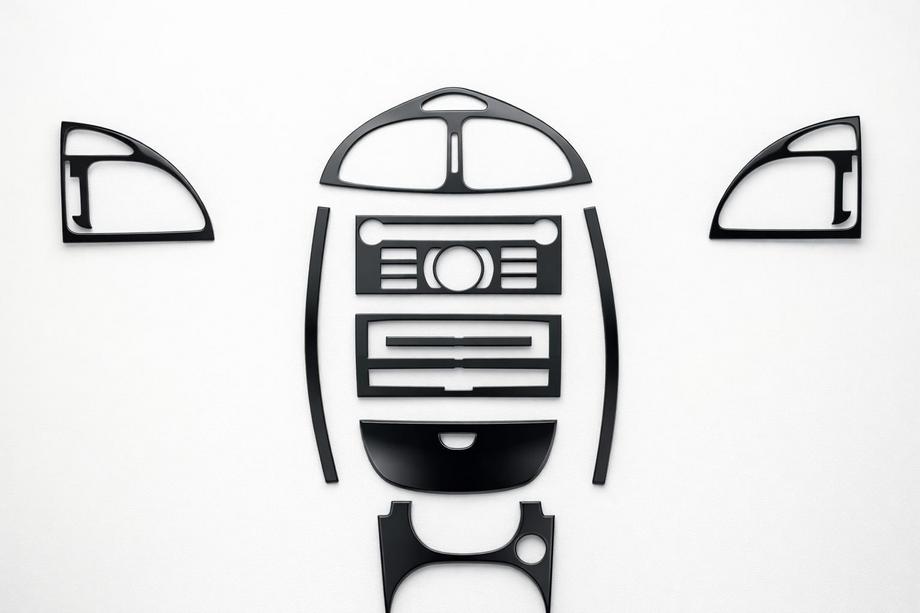 Citroen C-5 2008-2017 Armaturenbrett Abdeckung Aluminium Image