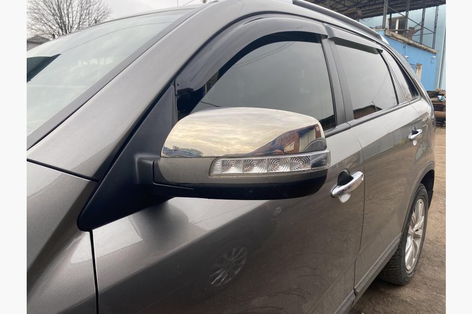 Kia Sorento II XM 2009-2014 Spiegelabdeckungen Chrom (2 Stk) Polierter Edelstahl Foto 3
