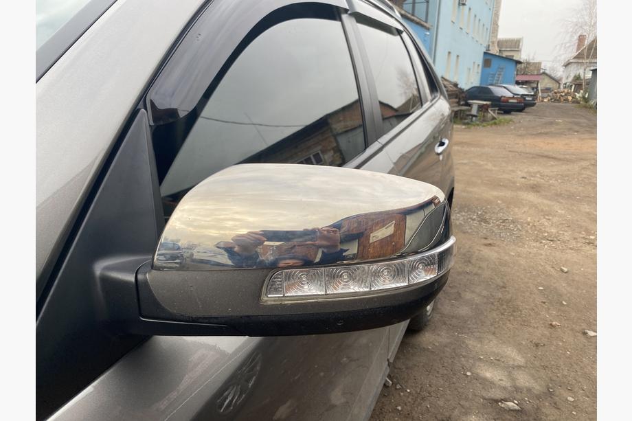 Kia Sorento II XM 2009-2014 Spiegelabdeckungen Chrom (2 Stk) Polierter Edelstahl Foto 2