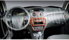 Citroen C-3 2002-2009 Armaturenbrett Abdeckungen Holz Foto 4