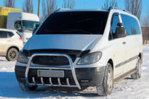 Mercedes Vito W639 2004-2014 Frontbügel XL-WT025 (Edelstahl) Foto 2