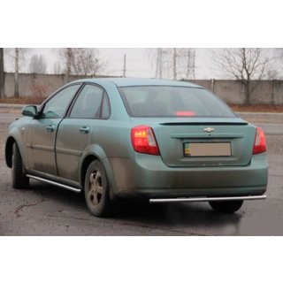 Heckschutz AK002 (42mm, Edelstahl) Chevrolet Lacetti 2003-2024 Foto 2