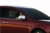 Mitsubishi Lancer 9 2004-2008 Spiegelabdeckungen Chrom (2 Stk) Chrom Kunststoff Foto 5