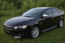 Mitsubishi Lancer X 2008- Spiegelabdeckungen Chrom (2 Stk) Foto 1
