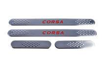 Opel Corsa C 2000-2006 Einstiegsleisten Carmos V1 (4 Stk, Edelstahl) Foto 2