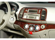 Nissan Micra K12 2003-2010 Armaturenbrett Abdeckungen Holz Foto 2