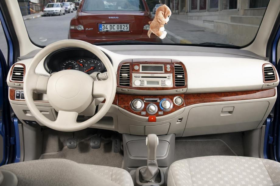 Nissan Micra K12 2003-2010 Armaturenbrett Abdeckungen Holz Image
