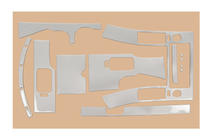 Nissan Navara 2006-2015 Innenraum Tuning Set (12 Teile) Carbon Foto 3