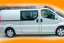 Opel Vivaro 2001–2015 Seitliche Rohre (2 Stk., Edelstahl) Foto 9