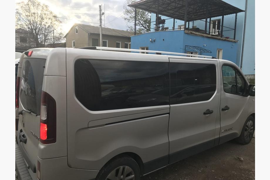 Opel Vivaro 2015-2019 Dachreling Chrom Lang, Kunststofffüße Foto 5